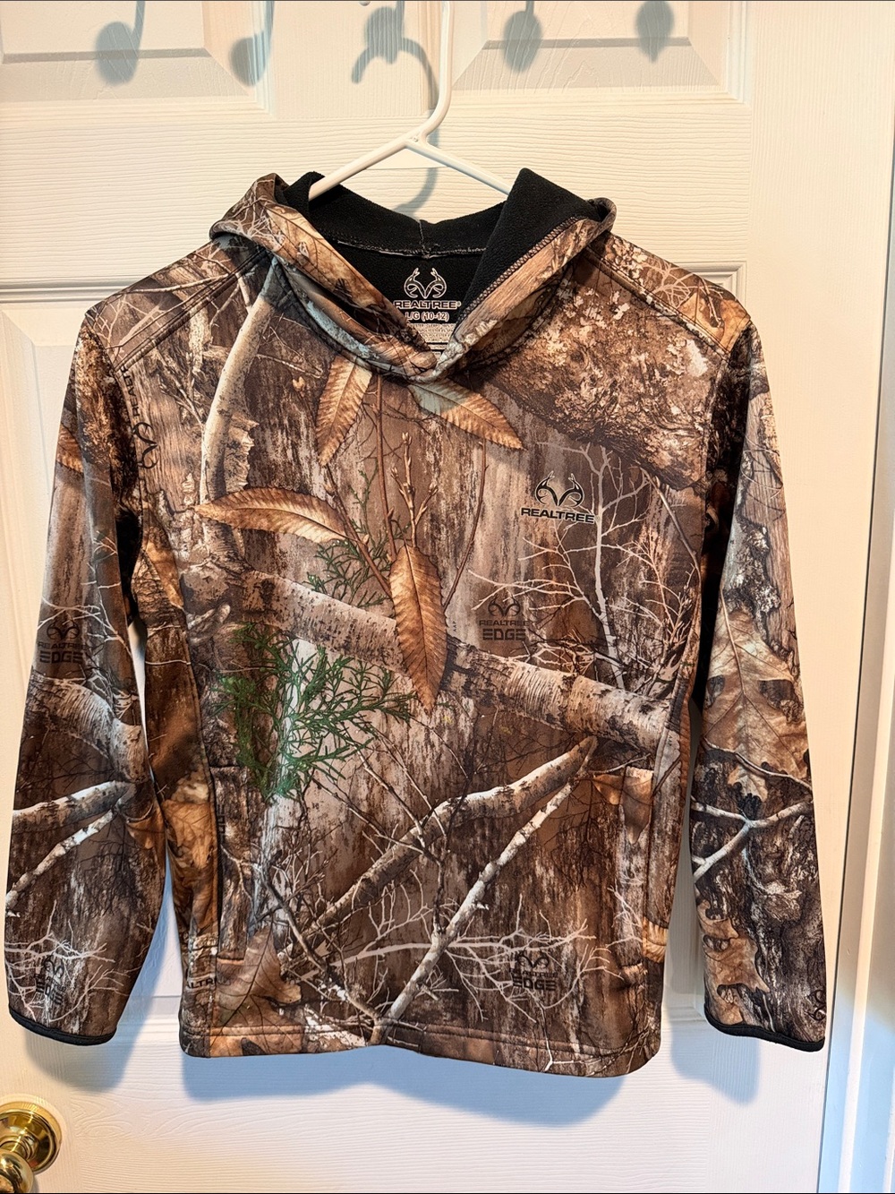 Realtree Kids Camo Hoodie in Brown and Tan